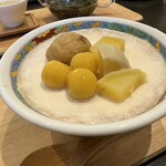 甘露 - ⑥芋栗南瓜双皮奶(芋、栗、かぼちゃ白玉)Cold