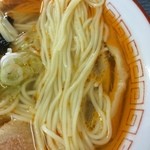 Hanjouken - 赤中華そば　麺アップ
