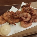 釣り魚の店舟武 - 芝エビの唐揚げ650円