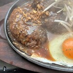 炭火焼きハンバーグ＆ステーキ アトム - 