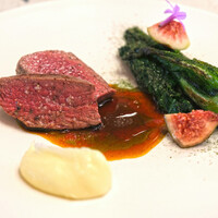 eos - ランチコース 7040円 の蝦夷鹿 アレッタ いちじく