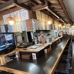 かどや食堂 - ٩( ๑╹ ꇴ╹)۶カウンター☆