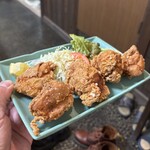 かどや食堂 - ٩( ๑╹ ꇴ╹)۶カリっと唐揚げ
