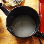 一休庵 - そば湯 さらっとタイプです