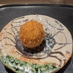 車力門 おの澤 - 蟹コロッケ