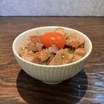中華蕎麦 柳 - 肉めし（370円）