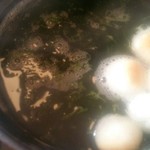 恩 - あおさのお吸い物アップ