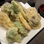 五大 - 野菜天麩羅の盛り合わせ