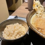 うどんばか 平成製麺所 - かやくごはん