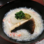 潤菜 どうしん - 聖護院大根と椎茸の蟹のすり流しに蟹味噌を添えて。