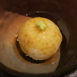 潤菜 どうしん - 百合根の飯蒸し。