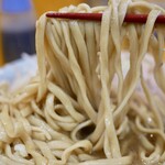 ラーメン二郎 - 麺リフトアップ