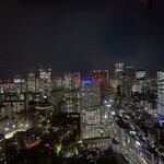 ザ・プリンスギャラリー東京紀尾井町クラブラウンジ - 夜景　撮った時は何故か東京タワーが光っておらず（19時頃だったのですが、、、）