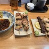 とり石 - ねぎま、牛すじ煮込み、ささみ、カシラ、レバー