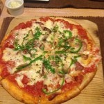 セント シュバイン - 2014年11月：Aコース(\2500)…ベーコンのピザ