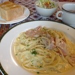 ウェザー　リポート - ランチのミラノ風カルボナーラ