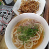 かつおの遊び場 - 肉うどんと豚キムチ