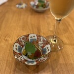 酒ト踊ルPOLOLi - つきだしのマグロ＆アボカド