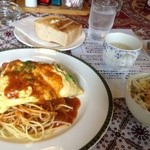 ウェザー　リポート - ランチの野菜オムレツミートソース