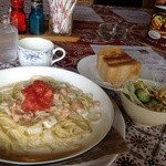 ウェザー　リポート - ランチのスモークサーモンクリームソース