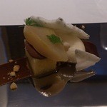 スリオラ - 洋梨、コンフィ、ピュレ、ソルベ