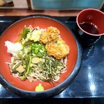 東海軒富士見そば - 料理写真:・おろしかけ揚げそば 1,100円/税込
