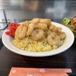 鶏龍軒 - エビチャーハン1,250円 エビトッピング350円