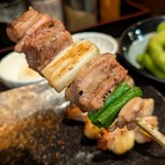 焼鳥と地酒 炭イッカ - 但馬鶏のねぎま