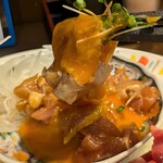 焼鳥と地酒 炭イッカ - 鶏の醤油漬け