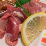 焼鳥と地酒 炭イッカ - 砂肝・こころ