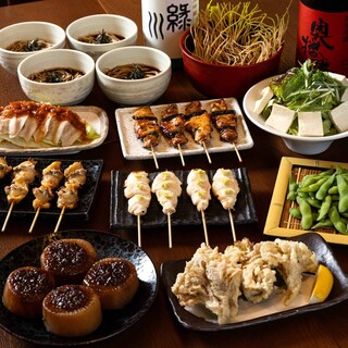 【2時間飲み放題付】南部どり串焼きコース全11品4,500円