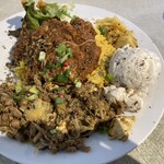 MODECURRY - 限定2種盛り　ルー大盛り　チーズポテト？