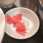 肉食堂 最後にカツ。 - 究極のトンシビレ(200㌘) 1,200円 (お漬物)