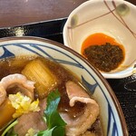 丸亀製麺 - しび辛ラー油はマスト！