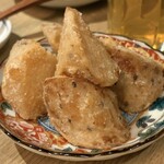 酒場つむぎ堂 - お出汁で炊いた山芋の竜田揚げ