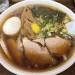 三憩園 - 半ラーメン＋ワンタン2個・チャーシュー2枚・玉子　1260円