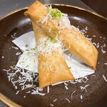 bistoro&bar康平 - ポルチーニクリームの春巻