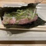 巻乃巴 - 手巻き　ネギトロ　　けっこうねっとり