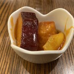 菜香新館 - 季節野菜の赤酢すぶた