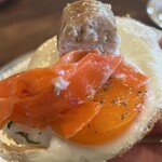 patty rôti - カンパーニュに乗せて②