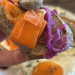 patty rôti - カンパーニュに乗せて①