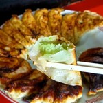 新ちゃん - ぎょうざ　断面