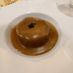 赤白 阪急三番街店 - 大根　ポルチーニ茸のクリームソース（360円）