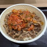 すき家 - 料理写真:キムチ牛丼