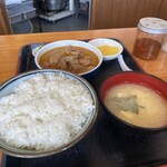 永井食堂 - もつ煮定食　¥590