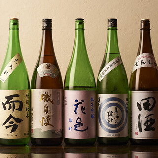 50種類以上の日本酒をご用意◆各地の銘酒からお気に入りを発見