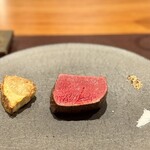 イル アオヤマ - 蝦夷鹿のロース炭火焼