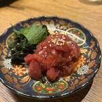 47都道府県の日本酒勢揃い 夢酒渋谷店 - 馬刺しユッケ