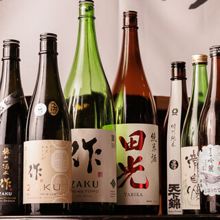 大将が厳選！三重の地酒を含む全国各地の日本酒を幅広くご用意