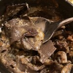 forare - カカオラザニアにミンチ肉のミートソース